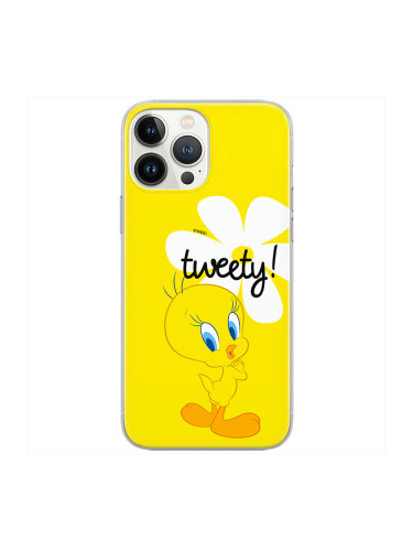 Силиконов кейс Looney Tunes™ Tweety 005, За iPhone 5/5s, Жълт