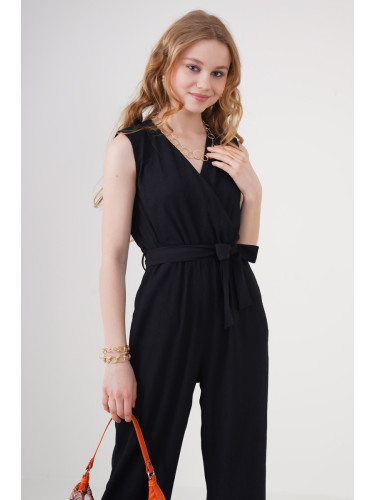 Bigdart 7021 Knitted Jumpsuit - Black