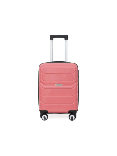 Semi Line Самолетен куфар за ръчен багаж T5615-1 Розов