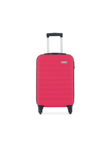 Semi Line Самолетен куфар за ръчен багаж T5633-2 Розов