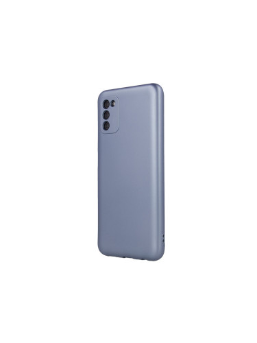 Силиконов кейс bSmart Silicone Metallic Cover, За Samsung Galaxy A13 5G/A04s (A136U/A047F), Светлосин