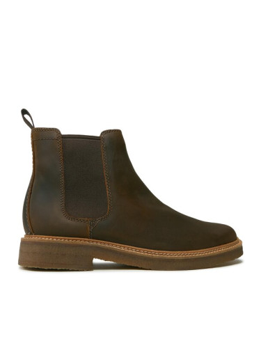 Clarks Боти тип челси Clarkdale Easy 261735327 Кафяв