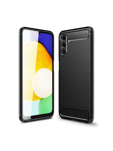 Силиконов кейс MBX Carbon, За Samsung Galaxy A13 5G/A04s (A136U/A047F), Черен