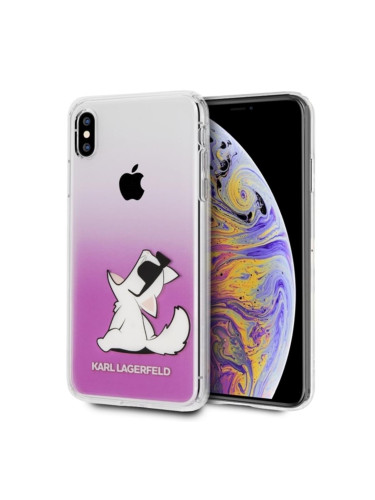 Гръб Karl Lagerfeld Choupette Fun за Apple iPhone XS Max (KLHCI65CFNRCPI)