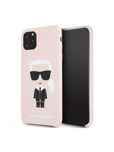 Гръб Karl Lagerfeld Silicone Iconic за Apple iPhone 11 Pro Max, KLHCN65SLFKPI