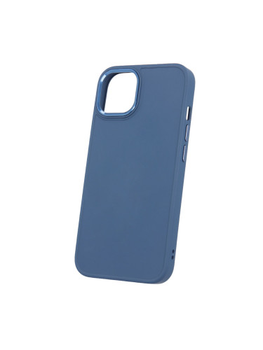 Силиконов кейс bSmart Silicone Satin Case, За iPhone 12/12 Pro (6.1), Тъмносин