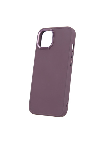 Силиконов кейс bSmart Silicone Satin Case, За iPhone 14 (6.1), Тъмнолилав