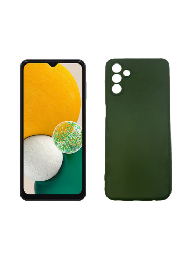 Силиконов кейс bSmart Silicone Soft Cover, За Samsung Galaxy A13 5G/A04s (A136U/A047F), Тъмнозелен