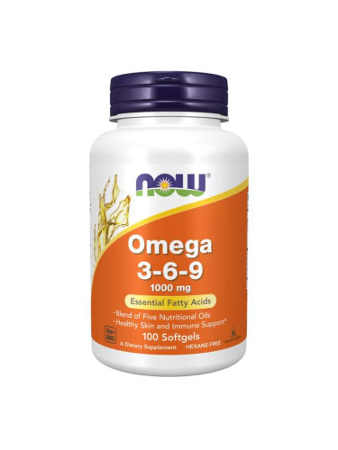 NOW - Omega 3-6-9 1000 МГ - 100 Дражета