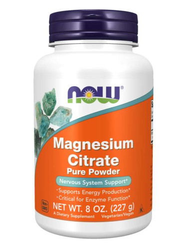 NOW - Magnesium Citrate - 227 Г