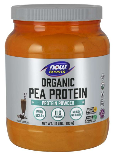 NOW Sports - Organic Pea Protein - 1,5 lbs