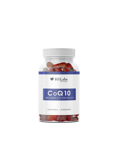 HS LABS - CoQ10 - UBIQUINONE - 100 mg - 30 softgels