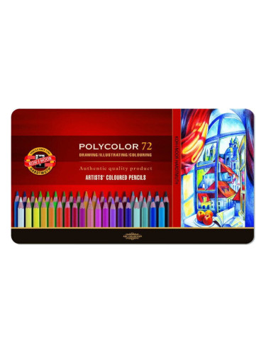 KOH-I-NOOR Polycolor Artist's Coloured Pencils Комплект цветни моливи 72 бр