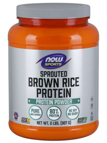 NOW Sports - Rice Protein Brown Sprouted - Unflavored - 2 lb