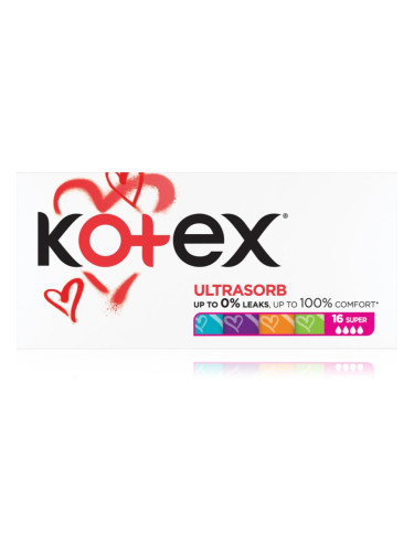 Kotex Ultra Sorb Super тампони 16 бр.