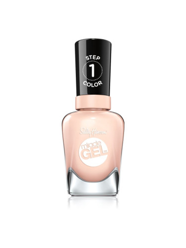 Sally Hansen Miracle Gel™ гел лак за нокти без използване на UV/LED лампа цвят 187 Sheer Happiness 14.7 мл.