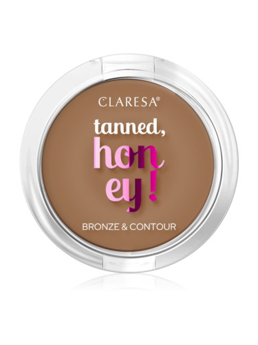 Claresa Tanned, Honey! бронзант и контурна пудра цвят 12 Versatile 10 гр.
