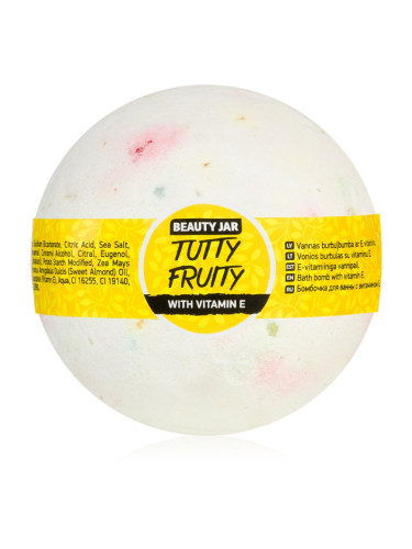 Beauty Jar Tutty Fruity бомбичка за вана с витамин Е 150 гр.