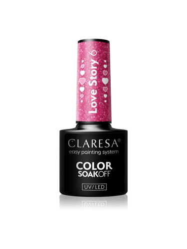 Claresa SoakOff UV/LED Color Love Story гел лак за нокти цвят 6 5 гр.