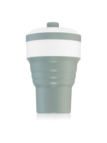 KidPro Collapsible Mug чаша със сламка Grey 350 мл.