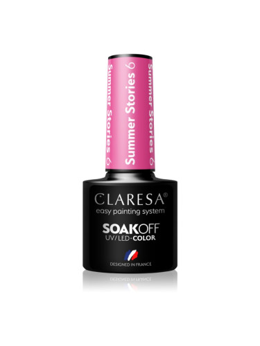 Claresa SoakOff UV/LED Color Summer Stories гел лак за нокти цвят 6 5 гр.