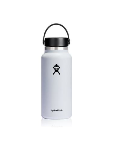 Hydro Flask Wide Mouth Flex Cap термобутилка боя White 946 мл.