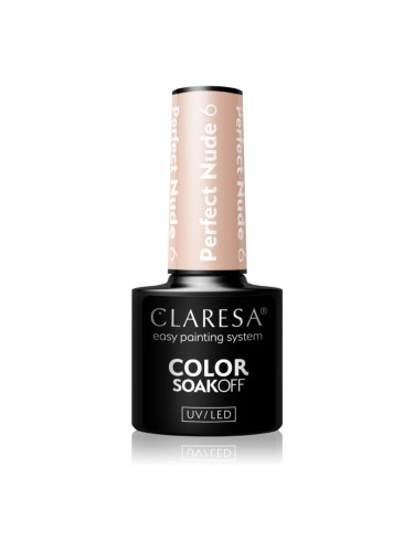 Claresa SoakOff UV/LED Color Perfect Nude гел лак за нокти цвят 6 5 гр.