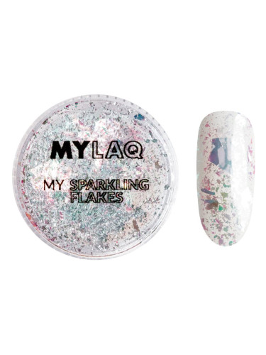 MYLAQ My Flakes Sparkling блестящи частици за нокти 0,1 гр.