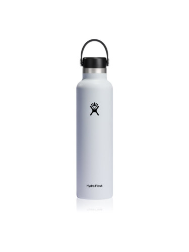 Hydro Flask Standard Mouth Flex Cap термобутилка боя White 709 мл.