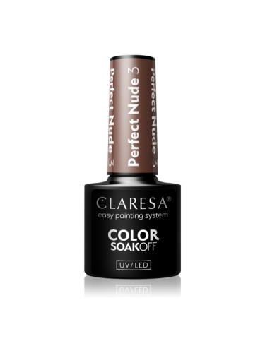 Claresa SoakOff UV/LED Color Perfect Nude гел лак за нокти цвят 3 5 гр.