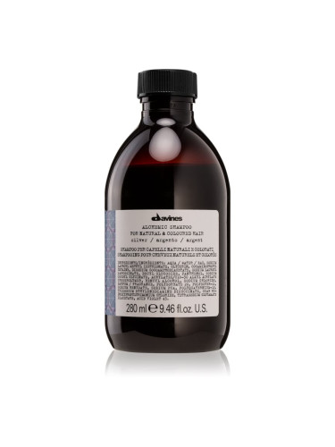 Davines Alchemic Shampoo Silver подхранващ шампоан за подчертаване на цвета на косата 280 мл.