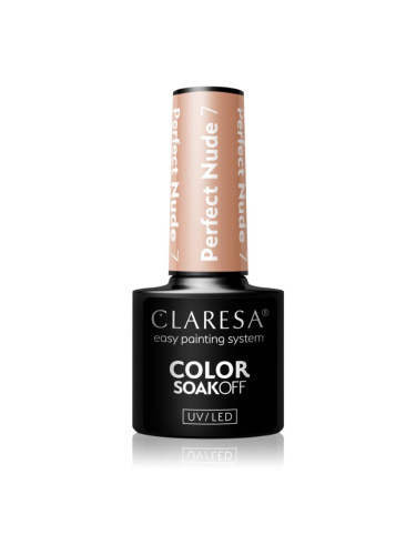 Claresa SoakOff UV/LED Color Perfect Nude гел лак за нокти цвят 7 5 гр.
