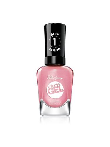 Sally Hansen Miracle Gel™ гел лак за нокти без използване на UV/LED лампа цвят Shell Yeah 14,7 мл.