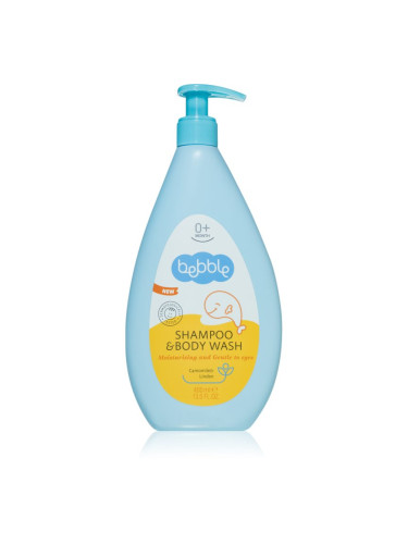 Bebble Shampoo & Body Wash Camomile & Linden шампоан и измиващ гел 2 в 1 за деца 0+ 400 мл.