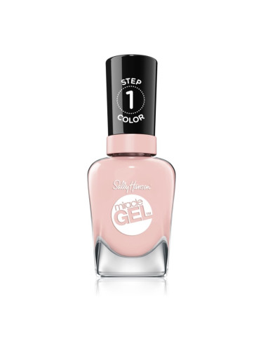 Sally Hansen Miracle Gel™ гел лак за нокти без използване на UV/LED лампа цвят 248 Once Chiffon A Time 14,7 мл.