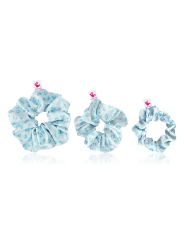 GLOV Barbie Scrunchies ластици за коса тип Blue Panther 3 бр.