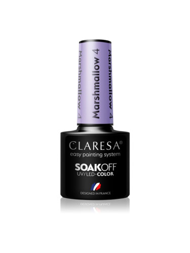 Claresa SoakOff UV/LED Color Marshmallow гел лак за нокти цвят 4 5 гр.