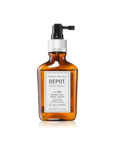 DEPOT 200 HAIR TREATMENTS NO. 208 DETOXIFYING SPRAY LOTION детоксикираща процедура за скалпа 100 мл.