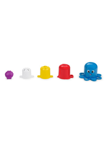 Baby Einstein Stack & Stream Octopus чашки за редене за деца 3 m+ 5 бр.