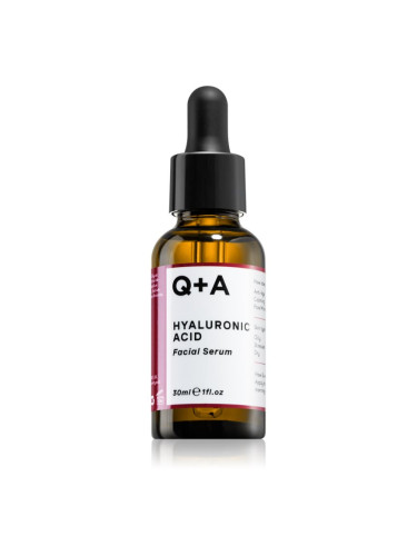 Q+A Hyaluronic Acid хидратиращ серум за лице с хиалуронова киселина 30 мл.