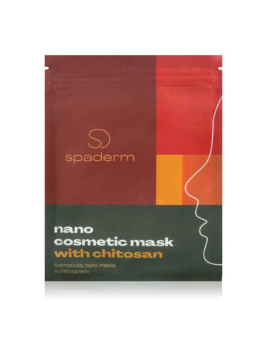 Spaderm Nano Cosmetic Mask with Chitosan подмладяваща маска 1 бр.