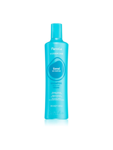 Fanola Vitamins Sensi Delicate Shampoo нежен почистващ шампоан с успокояващ ефект 350 мл.