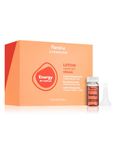 Fanola Vitamins Energizing Lotion енергизиращ серум за разредена коса 12x10 мл.