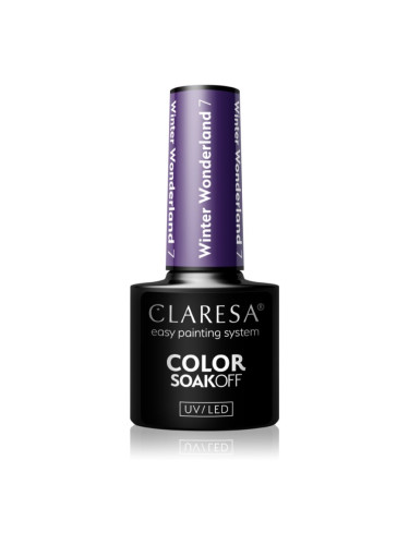 Claresa SoakOff UV/LED Color Winter Wonderland гел лак за нокти цвят 7 5 гр.