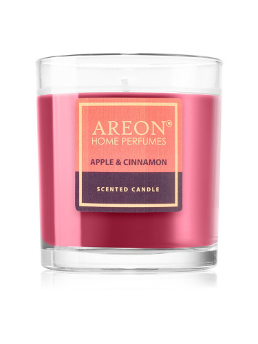 Areon Scented Candle Apple & Cinnamon ароматна свещ 120 гр.