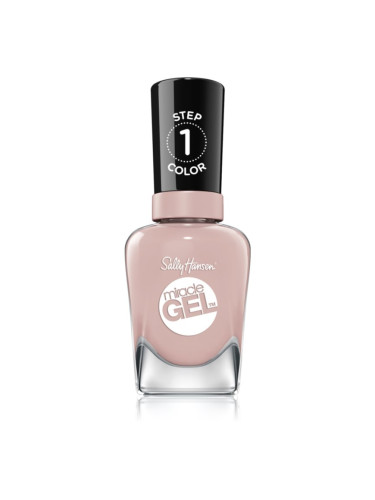 Sally Hansen Miracle Gel™ гел лак за нокти без използване на UV/LED лампа цвят Shock & Mauve 14,7 мл.