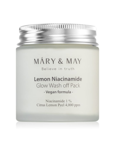 MARY & MAY Lemon Niacinamid хидратираща и озаряващ маска 125 гр.