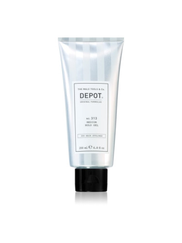 DEPOT 300 HAIR STYLING NO. 313 MEDIUM HOLD GEL гел за коса за фиксиране и оформяне 200 мл.