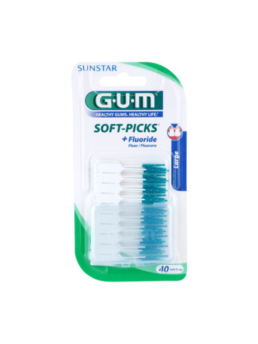 G.U.M Soft-Picks +Fluoride клечки за зъби large 40 бр.