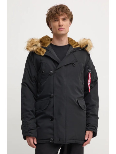 Яке Alpha Industries Explorer 193128 03 в черно със зимна изолация 193128.03